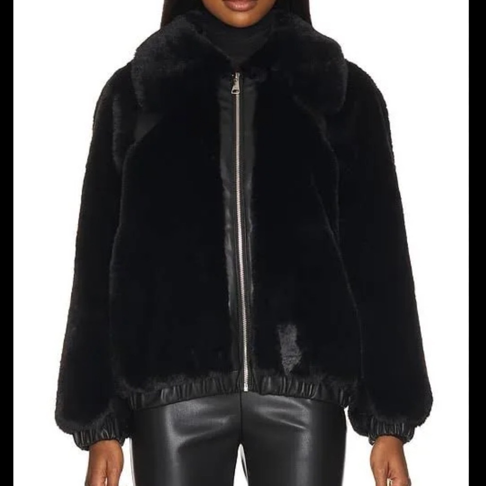 STEVE MADDEN Zephrine Jacket in Black Onyx MSRP $150 NWT Size Small